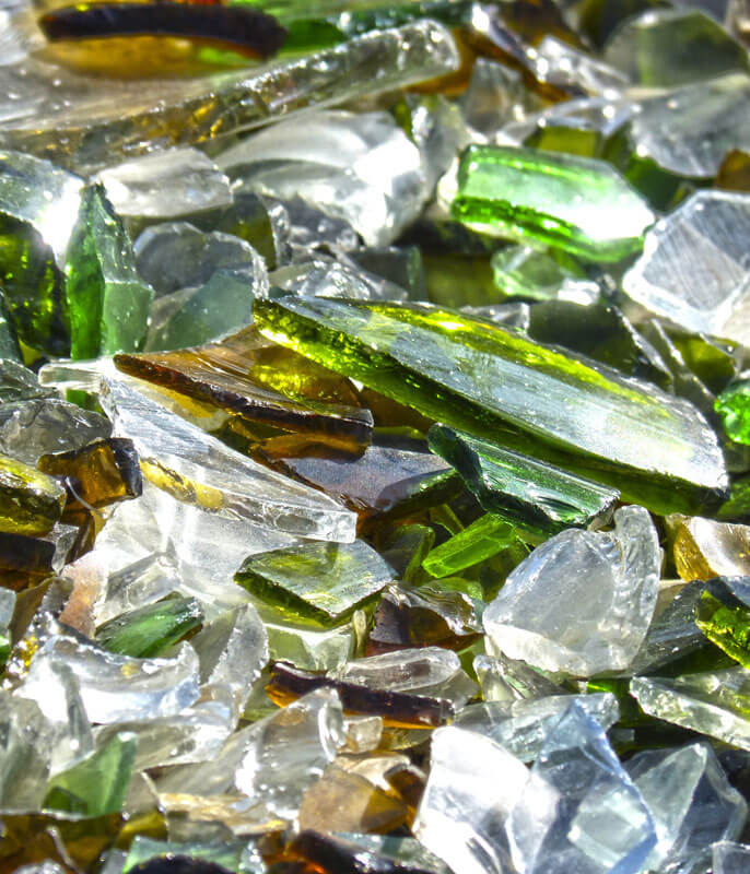 glass recycling plants